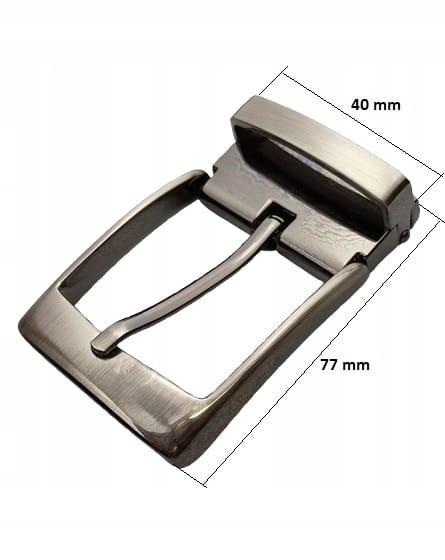 Klamra do paska do spodni 4 cm 40 mm czarny nikiel (6)