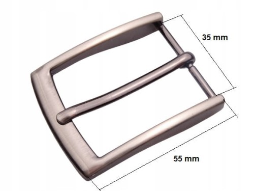 Klamra do paska spodni 3,5 cm 35 mm czarny nikiel (32)