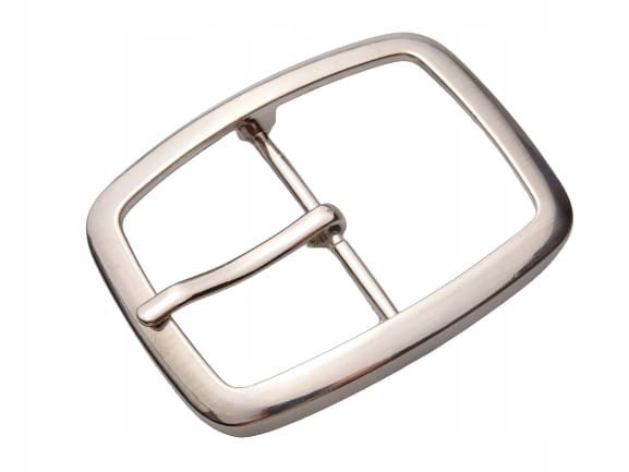 Klamra do paska spodni kurtki damska 40 mm 4 cm srebrny