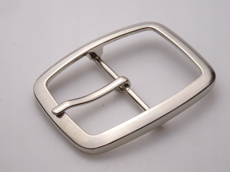 Klamra do paska spodni kurtki damska 40 mm 4 cm srebrny