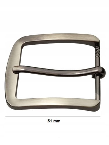 Klamra do paska spodni 3,5 cm 35 mm czarny nikiel (31)