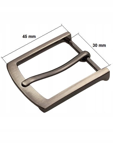 Klamra do paska do spodni 3 cm 30 mm czarny nikiel (26)