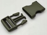 Klamra zatrzaskowa plastikowa 30 mm do paska 10 szt oliwka