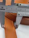 Pasek eko skóra do torebki 25 mm / 1 metr jasny brąz