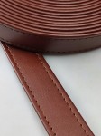 Pasek eko skóra do torebki 25 mm / 1 metr brązowy