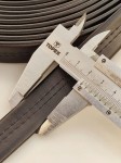 Pasek gruby eko skóra do torebki 21 mm / 1 metr czarny