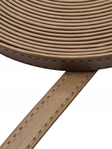 Pasek eko skóra do torebki 12 mm / 1 metr capucino