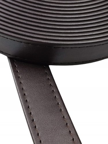 Pasek eko skóra do torebki 25 mm / 150 cm ciemny brąz