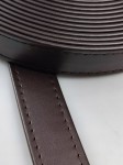Pasek eko skóra do torebki 25 mm / 150 cm ciemny brąz