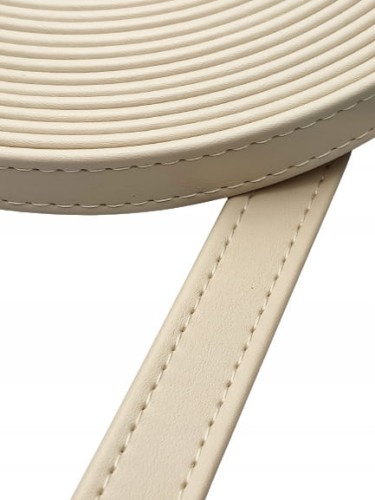 Pasek eko skóra do torebki 19 mm / 150 cm beż