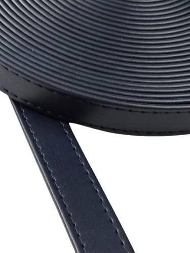 Pasek eko skóra do torebki 19 mm / 150 cm granat