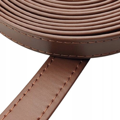 Pasek skórzany do torebki 20 mm / 100 cm brązowy