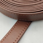 Pasek skórzany do torebki 20 mm / 100 cm brązowy