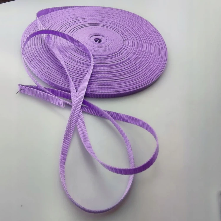 Taśma nośna 10 mm parciana 50 metrów jasny fiolet (375)