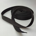 Taśma nośna parciana gruba 40 / 2 mm CZARNA 50 metrów