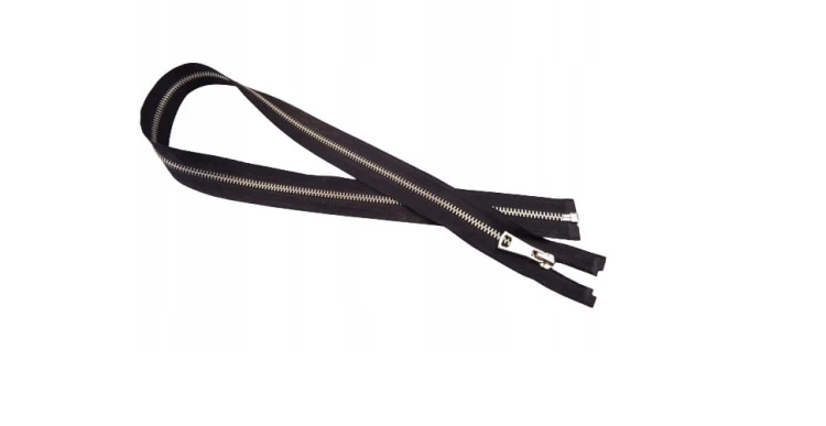 Zamek suwak metalowy rozdzielczy 5 chrom 80 cm