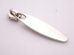 Maszynka suwak # 5 do zamka metalowego srebrny 1 sztuka