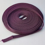 Taśma nośna 10 mm parciana 1 metr ciemny fiolet (174)