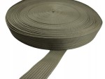 Taśma do pasków tkana 40 mm / 2,5 mm KHAKI 1 metr