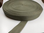Taśma do pasków tkana 40 mm / 2,5 mm KHAKI 1 metr