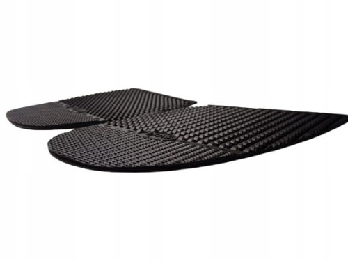 Zelówki duże do butów gumowe mocne chropowate Svig 180 x 135 mm czarny