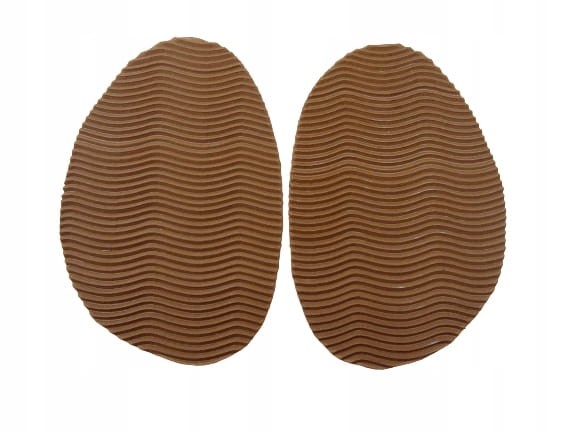 Zelówki antypoślizgowe fala na zimę grubość 3 mm beżowe 7,5 cm x 12 cm