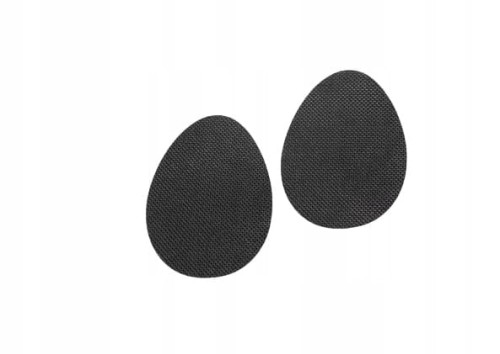 Zelówki samoprzylepne antypoślizgowe gumowe butów 9 x 6,5 cm czarne