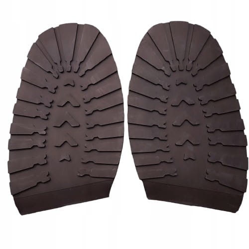 Zelówki męskie damskie z bieżnikiem traper 183 x 115 mm brązowe