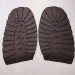 Zelówki męskie damskie z bieżnikiem traper 183 x 115 mm brązowe
