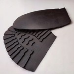 Zelówki męskie damskie z bieżnikiem traper 183 x 115 mm brązowe