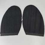 Zelówki gumowe 3 mm do butów fala PRESTIGE 190 x 125 mm czarne