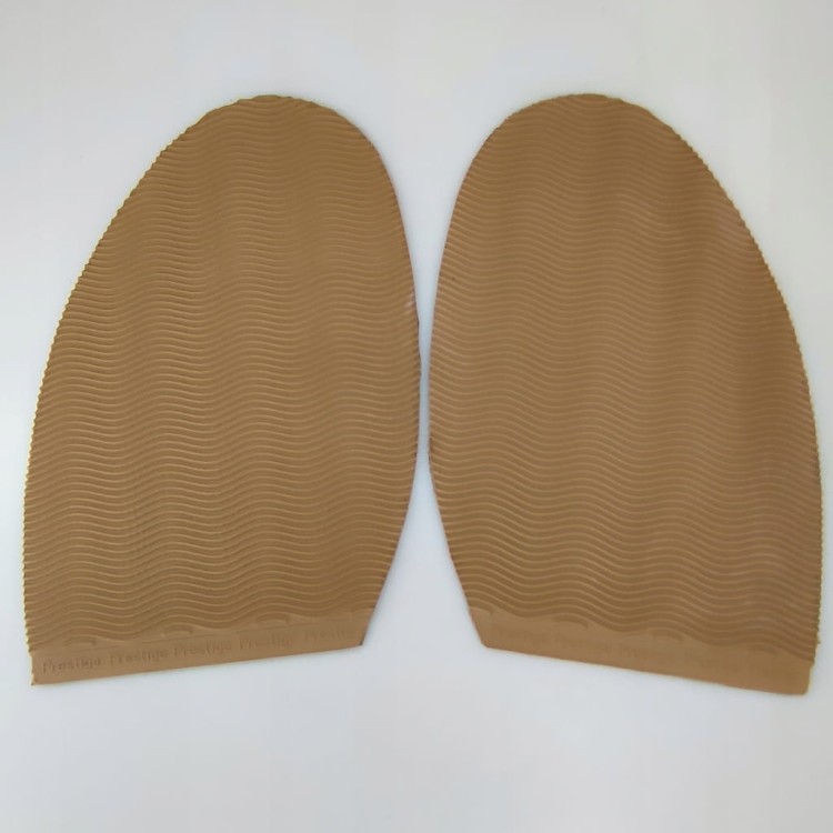 Zelówki gumowe do butów fala PRESTIGE 190 x 125 mm beżowe