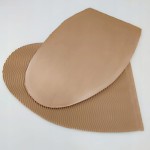 Zelówki gumowe do butów fala PRESTIGE 190 x 125 mm beżowe