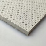 Guma styrogum 8 mm do butów na fleki spody 24 x 50 cm kremowy