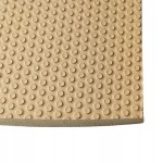 Guma styrogum 8 mm do butów na fleki spody 28 x 58 cm beżowa