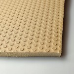 Guma styrogum 8 mm do butów na fleki spody 28 x 58 cm beżowa
