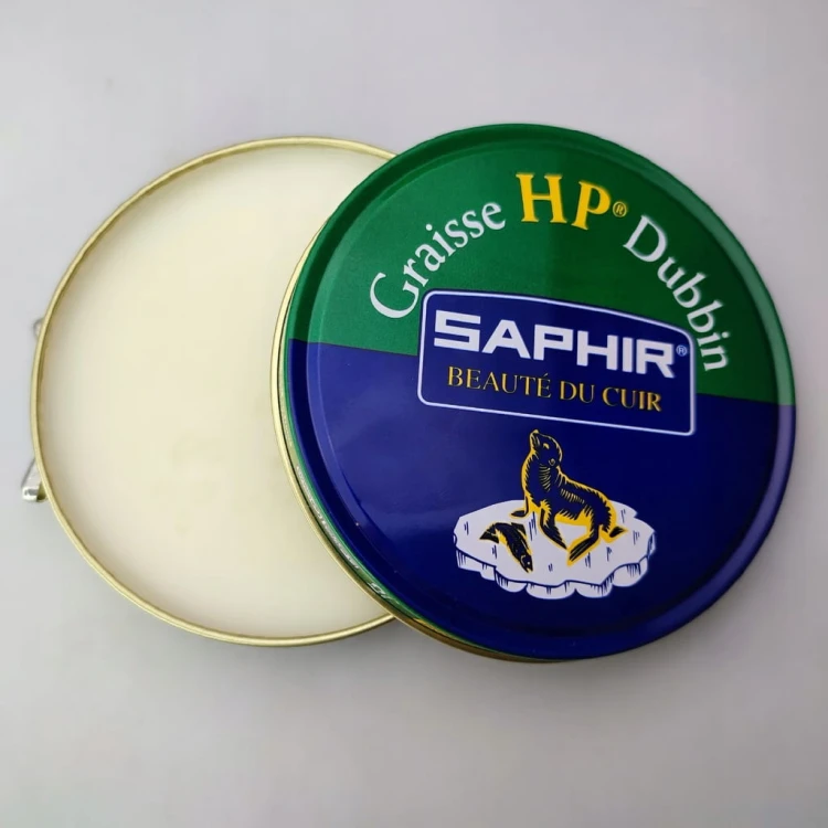 Tłuszcz do butów skóry Saphir z olejem fok łososia 100 ml bezbarwny