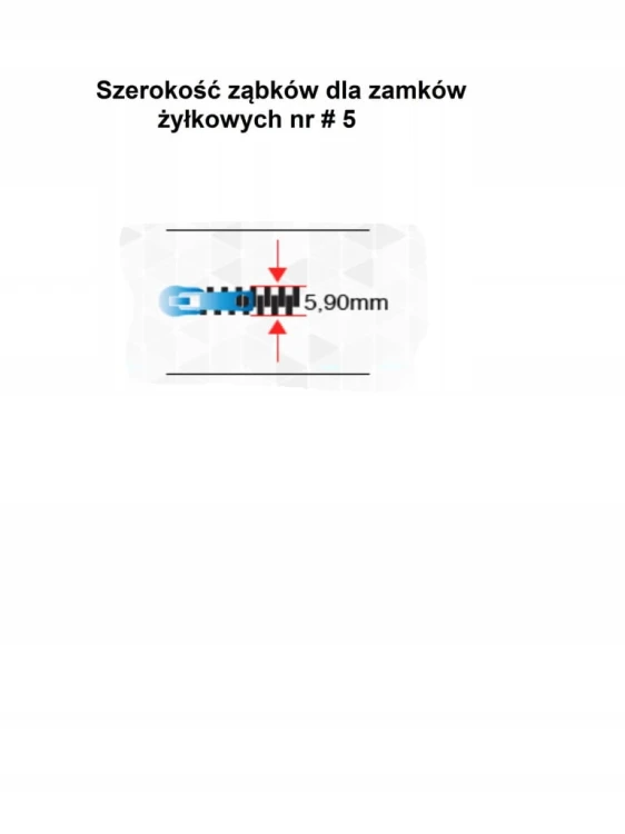 Taśma suwakowa # 5 spiralna 1 m + 1 suwak beżowy