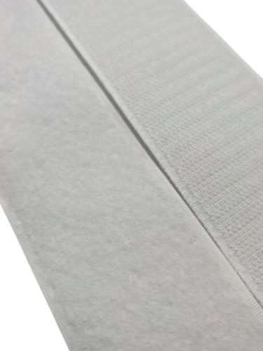 Taśma RZEP 50 mm komplet 1 METR biała