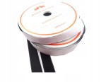 Taśma rzep samoprzylepna 25 mm czarna 1 metr komplet