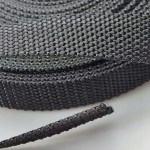 Taśma nośna parciana gruba 20 / 2 mm CZARNA 10 metrów