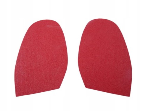 Zelówki gumowe męskie do butów 180 x 125 mm Crespino czerwony