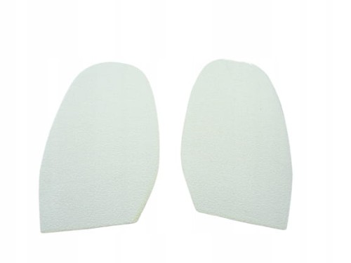 Zelówki mocne gumowe 1,8 mm męskie do butów 180 x 125 mm Crespino białe