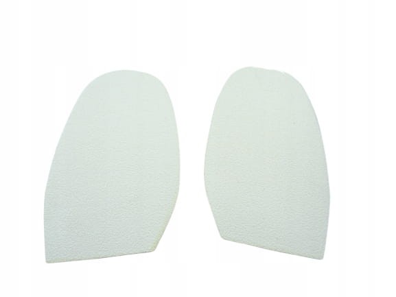 Zelówki mocne gumowe 1,8 mm męskie do butów 180 x 125 mm Crespino białe