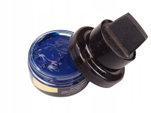 Pasta krem woskowy DELICATE CRAM z gąbką do butów 50 ml północ