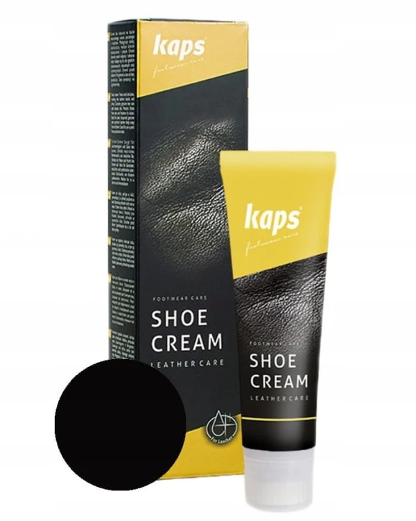 Krem w tubie do butów Kaps czarny 75 ml