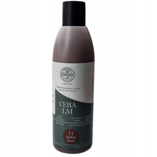 Krem z woskiem do regeneracji galanterii skórzanej LM LUX 250ml średni brąz