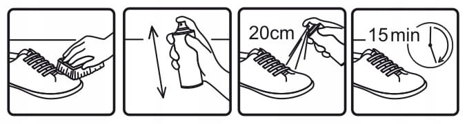 Nano protector impregnat do butów skóry zamszu nubuku 400 ml Kaps