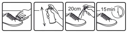 Protector impregnat do butów skóry zamszu nubuku w sprayu 400 ml Kaps
