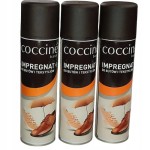 Zestaw 3x Impregnat spray do butów i tekstyliów Coccine Basic 200 ml